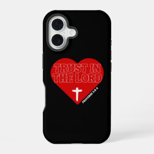 Coque iPhone 16 Faire confiance au Seigneur – Proverbes 3:5-6