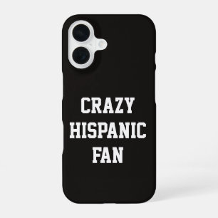 Coque iPhone 16 Fan hispanique fou, basketteur mexicain drôle et f
