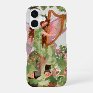 Coque iPhone 16 Fée de la musique jouant de la musique