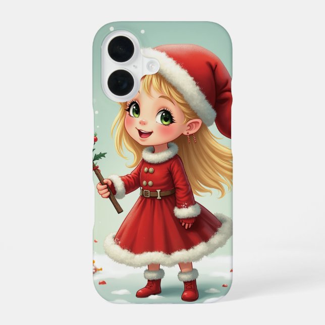 Coque iPhone 16 Fée de Noël coques iphone (Verso)