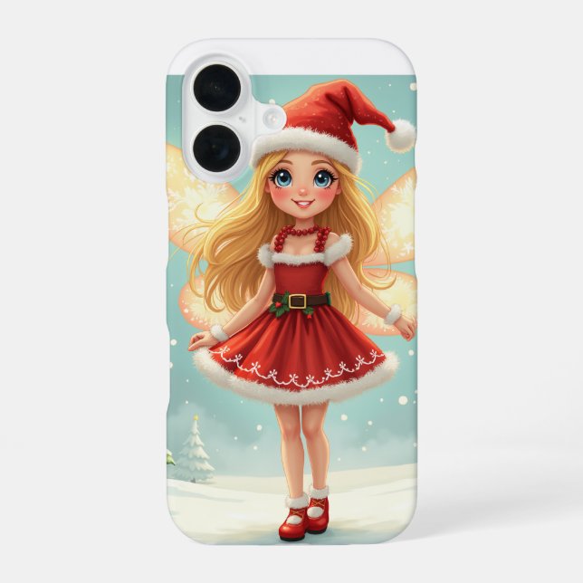 Coque iPhone 16 Fée de Noël coques iphone (Verso)