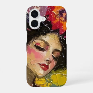 Coque iPhone 16 Femme bénie en Kimono
