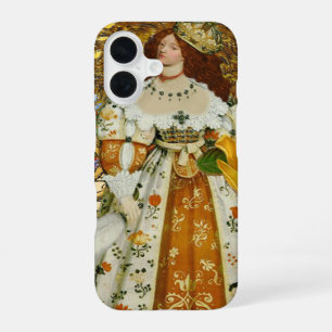 Coque iPhone 16 Femme Vintage Soleil Doré : Art Collage Zodiaque L