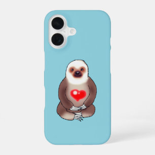 Coque iPhone 16 Fente de refroidissement avec Coeur lumineux