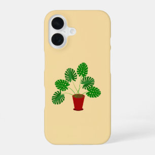 Coque iPhone 16 Fête des mères Monstera Plante