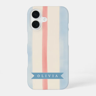 Coque iPhone 16 Fête personnalisée du jour de l'Indépendance et de