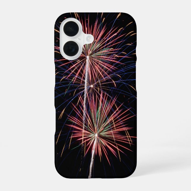 Coque iPhone 16 Feu d'artifice 1 (Verso)