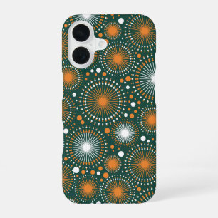 Coque iPhone 16 Feu d'artifice Fiesta Vintage Sky Joy