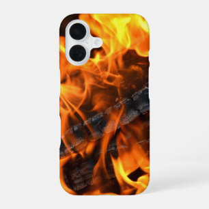 Coque iPhone 16 feu de camp