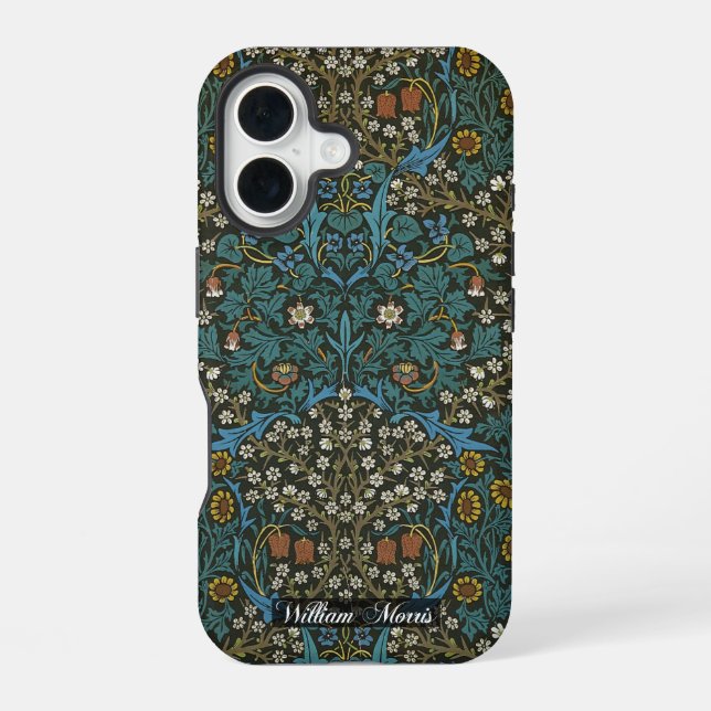 Coque iPhone 16 Feuille de papier peint - William Morris (Verso)