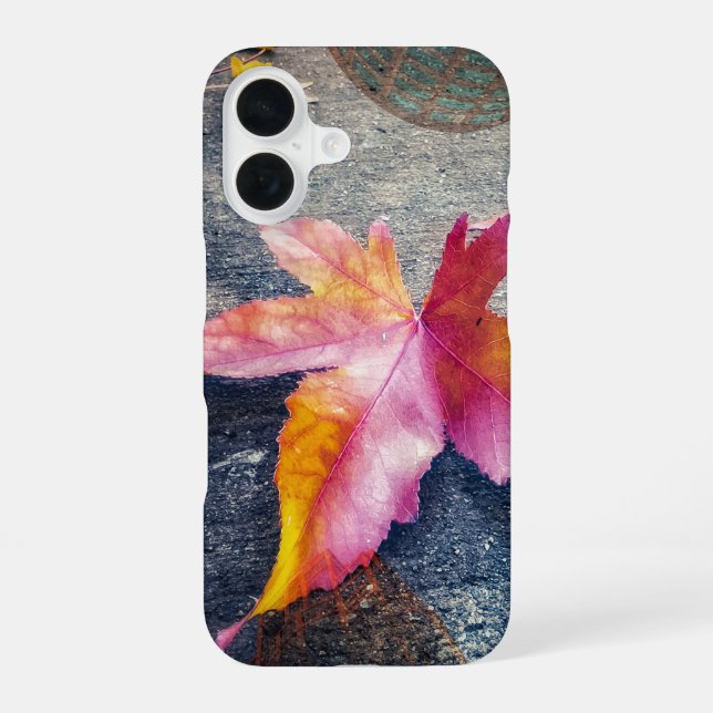 Coque iPhone 16 Feuille tombée (Verso)