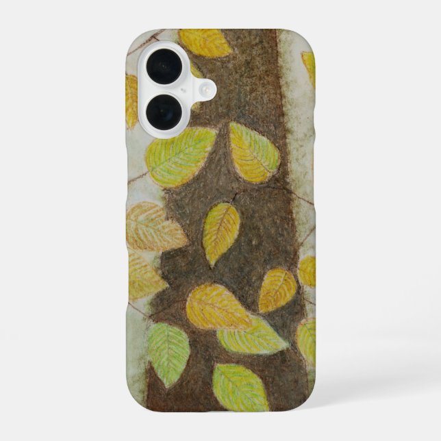 Coque iPhone 16 Feuilles (Verso)