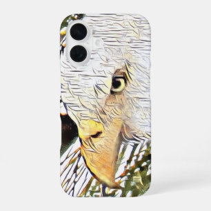 Coque iPhone 16 Fier, Fort, Aigle Américain M15
