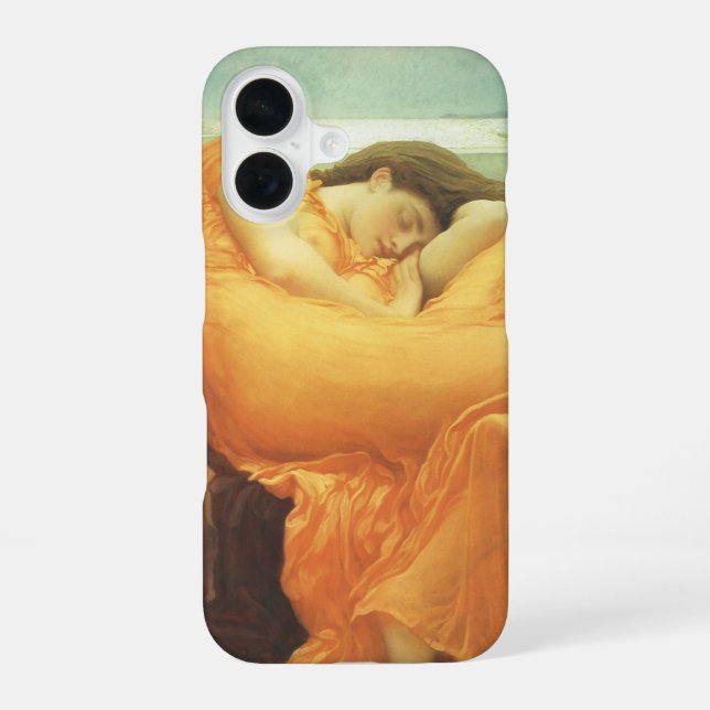 Coque iPhone 16 Flaming June de Lord Frederic Leighton (Verso)
