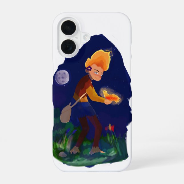 Coque iPhone 16 Flamme de feu (Verso)