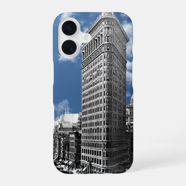 Coque iPhone 16 Flatiron Building Manhattan 1910 (Verso)