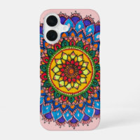 Fleur de mandala bohème colorée