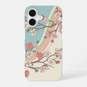 Coque iPhone 16 Fleur de Sakura Vintage