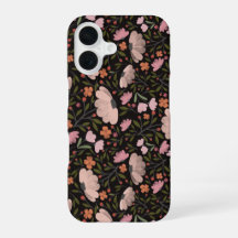 Fleur sauvage coloré été Floral noir