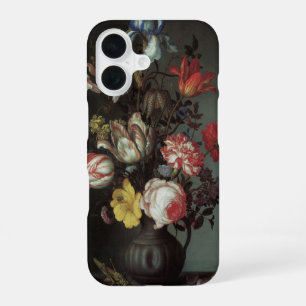 Coque iPhone 16 Fleurs Baroques Vintage par Balthasar van der Ast
