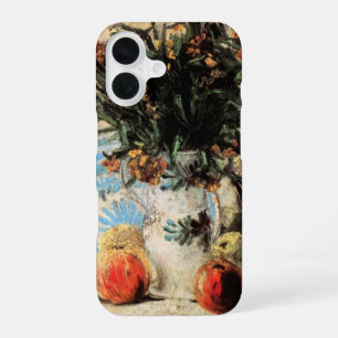 Coque iPhone 16 Fleurs, Cafetière et Fruits par Vincent van Gogh
