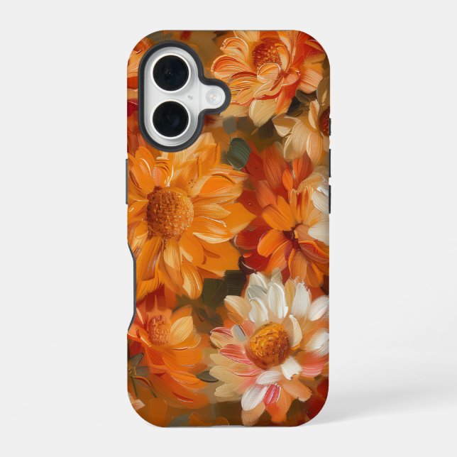 COQUE iPhone 16 FLEURS D'ANÉMONE D'AUTOMNE DE COUPURE DE COQUELICO (Verso)