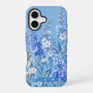 Coque iPhone 16 Fleurs d'orange chaudes élégantes de marguerite