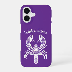 Coque iPhone 16 Fleurs homard-Tropical-