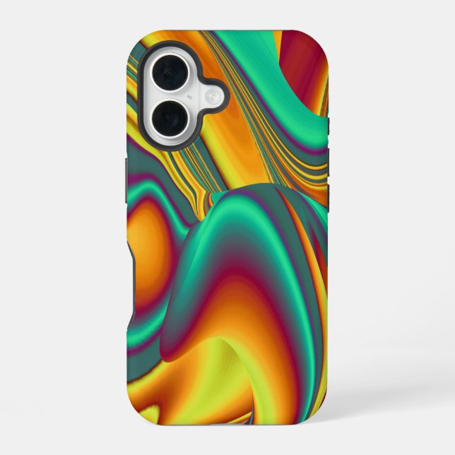Coque iPhone 16 Fleurs Magiques de Printemps Été Automne (Verso)