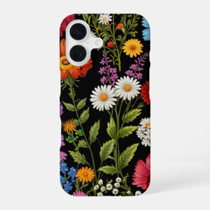 COQUE iPhone 16 FLEURS SAUVAGES