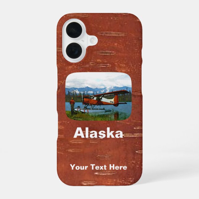 Coque iPhone 16 Floatplane De Havilland Beaver - Alaska (Verso)