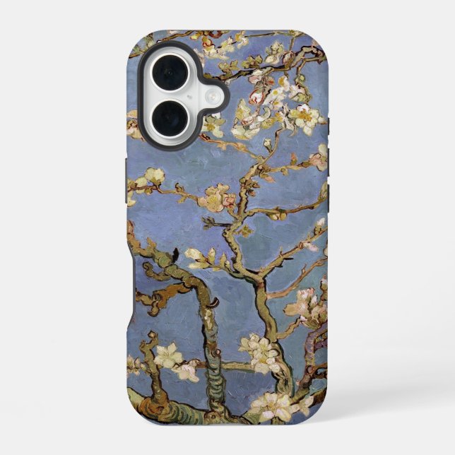 Coque iPhone 16 Floraison d'amandier de Van Gogh (Verso)