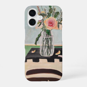 Coque iPhone 16 Flore et vie morte