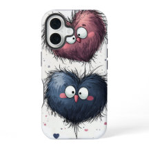 Fluffy Love Duo - Étui de téléphone anime mignon