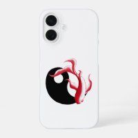 Flux martial abstrait YinYang Autocollant d'art ma