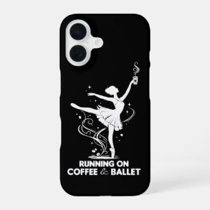 Coque iPhone 16 Fonctionne Au Café Et Prof De Ballet Drôle Danse