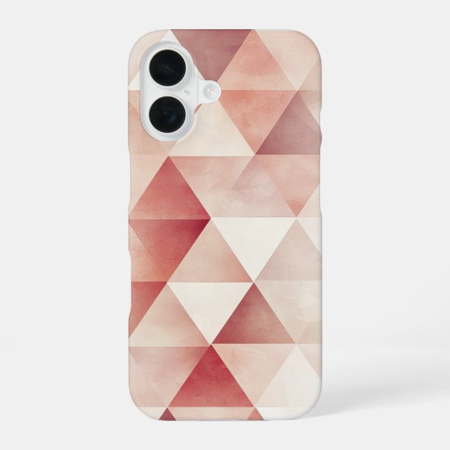 Coque iPhone 16 Fond de géométrie floue (Verso)