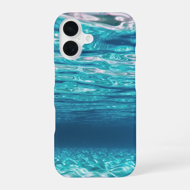 Coque iPhone 16 Fond de l'océan (Verso)