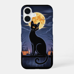 Coque iPhone 16 Fonds d'écran de téléphone Halloween pour effrayer