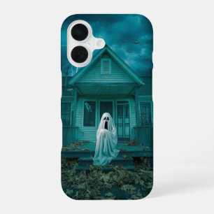 Coque iPhone 16 Fonds d'écran de téléphone Halloween pour effrayer