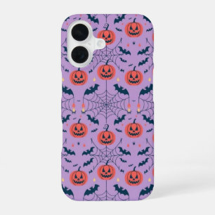 Coque iPhone 16 Fonds d'écran de téléphone Halloween pour effrayer