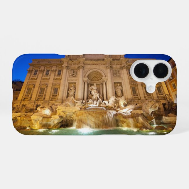 Coque iPhone 16 Fontaine de Trevi (Verso Horizontal)