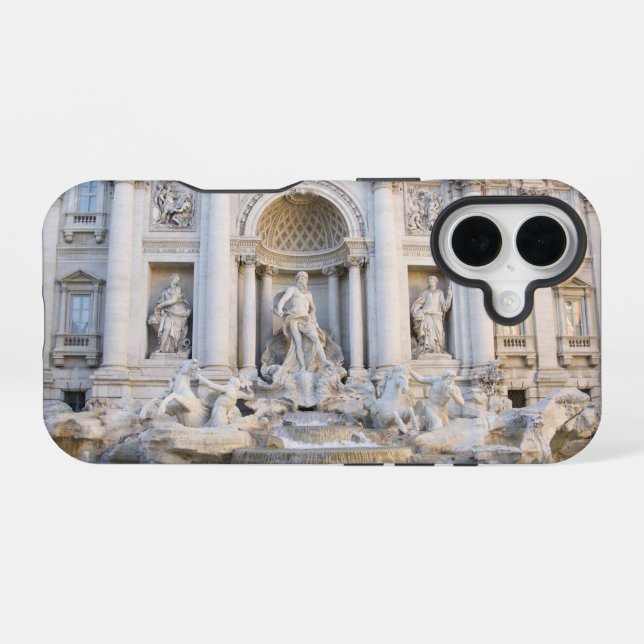Coque iPhone 16 Fontaine de Trevi (Verso Horizontal)
