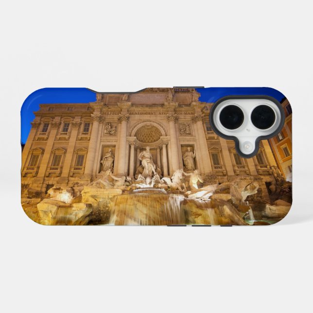 Coque iPhone 16 Fontaine de Trevi (Verso Horizontal)