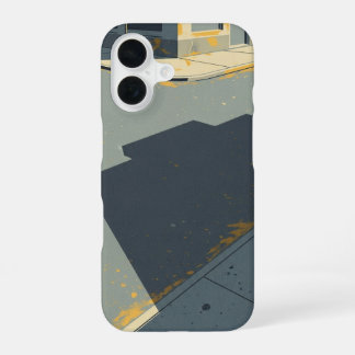 Coque iPhone 16 Forme d'Ombre d'Angle Rétro