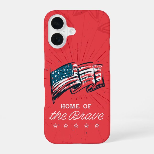 Coque iPhone 16 Foyer des Braves (Verso)