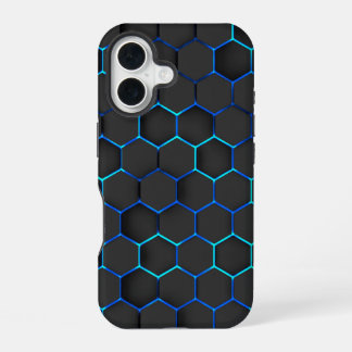 Coque iPhone 16 Funda futurista, cyber 3d