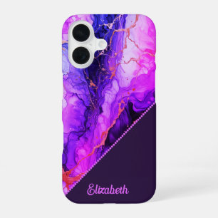 Coque iPhone 16 Fusion d'encre vive