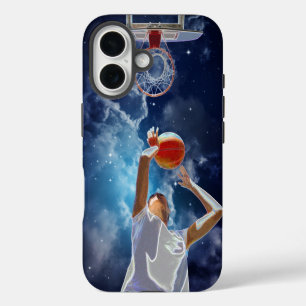 Coque iPhone 16 Futur All-Star de Basket-ball