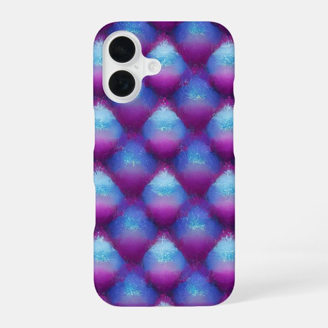 Coque iPhone 16 Galaxy 3D Diamond Holographic Phone Case (Verso)